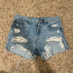 Levi 501 denim shorts